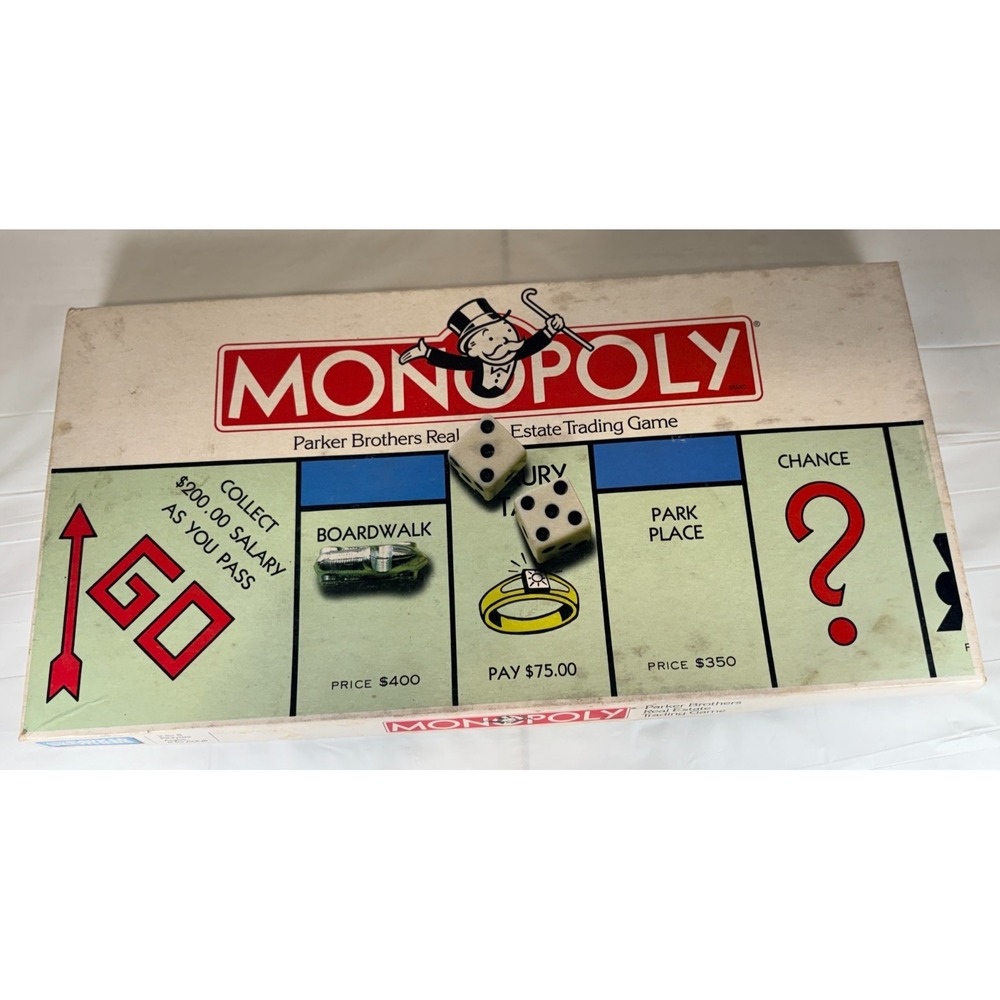 VINTAGE Monopoly 1985 COMPLETE Classic Board Game Parker Brothers